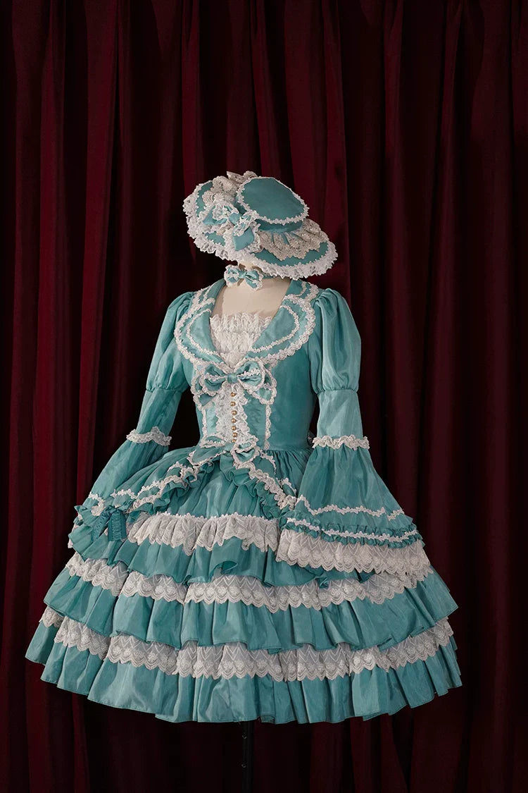 Eternal France Doll - Classic Lolita Doll-like OP Dress and Accessories - image 25