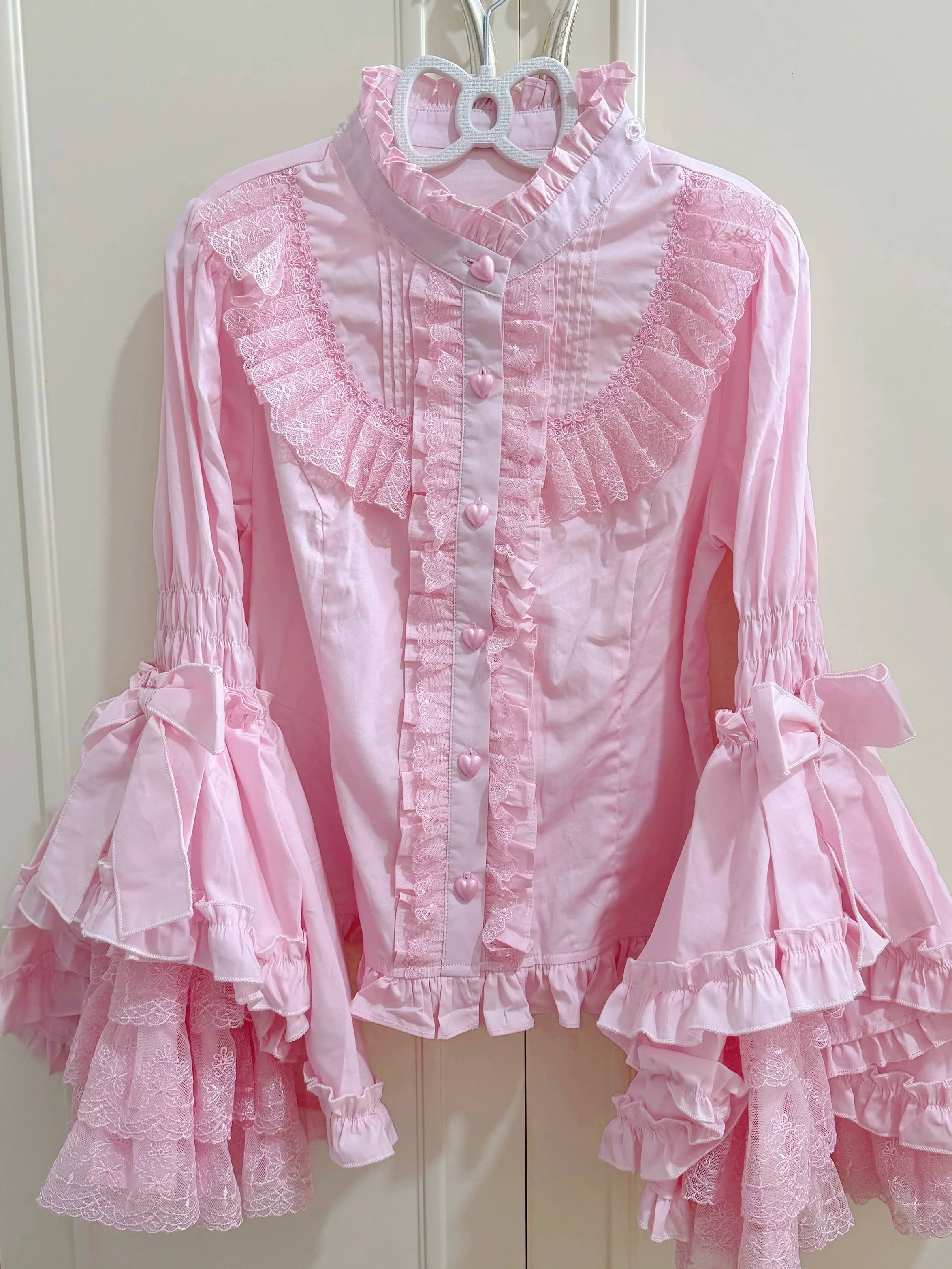 Sweet Lolita Blouse Princess Sleeve Shirt Inner Wear - image 9