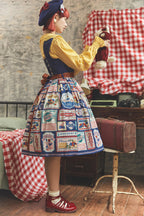 Strawberry Rose - Vintage American Casual Lolita JSK Dress - image 12