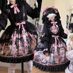 Missing Lamb Case - Gothic Lolita Dress Set with Sheep Prints - image 45