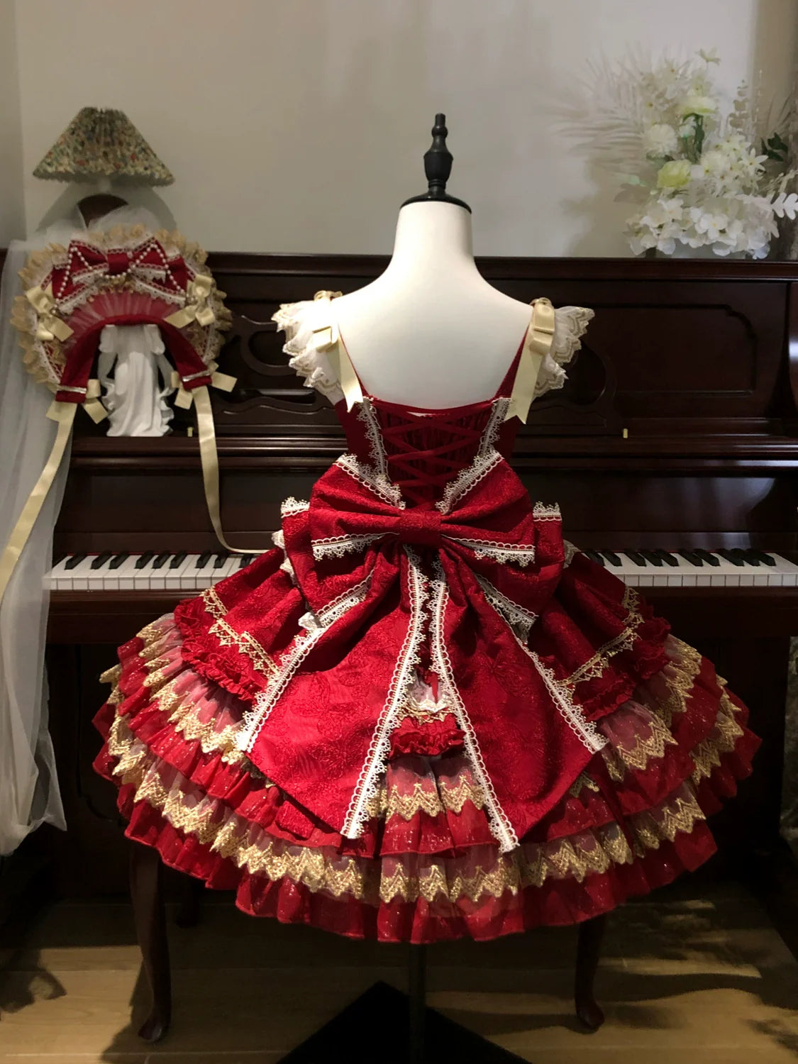 Gilded Memories Princess Lolita Tiered JSK Dress - image 19