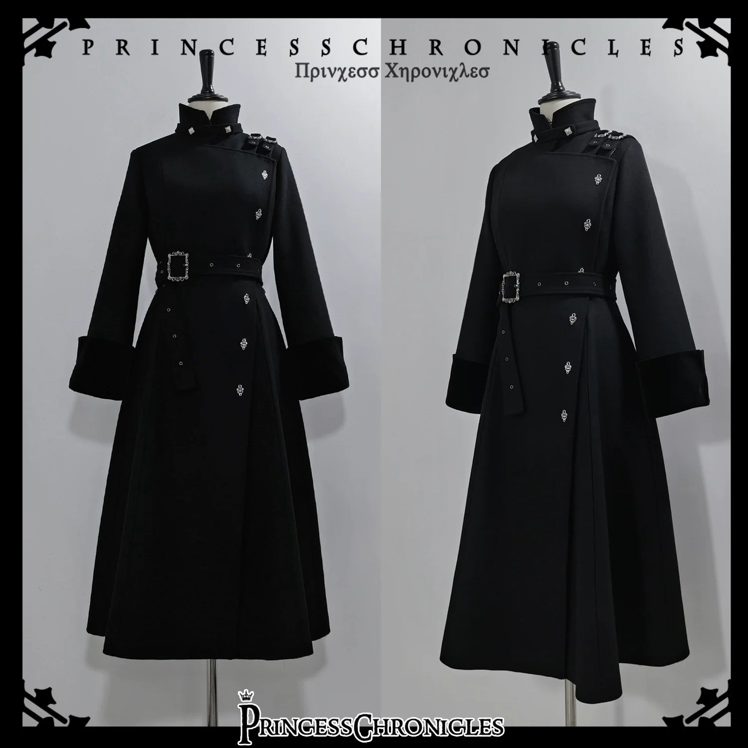 Breakwave - Ouji Lolita Overcoat Retro Single-Breasted Handsome Coat - image 7