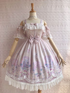 Unicorn's Secret Garden Summer Lolita JSK Dress - image 5