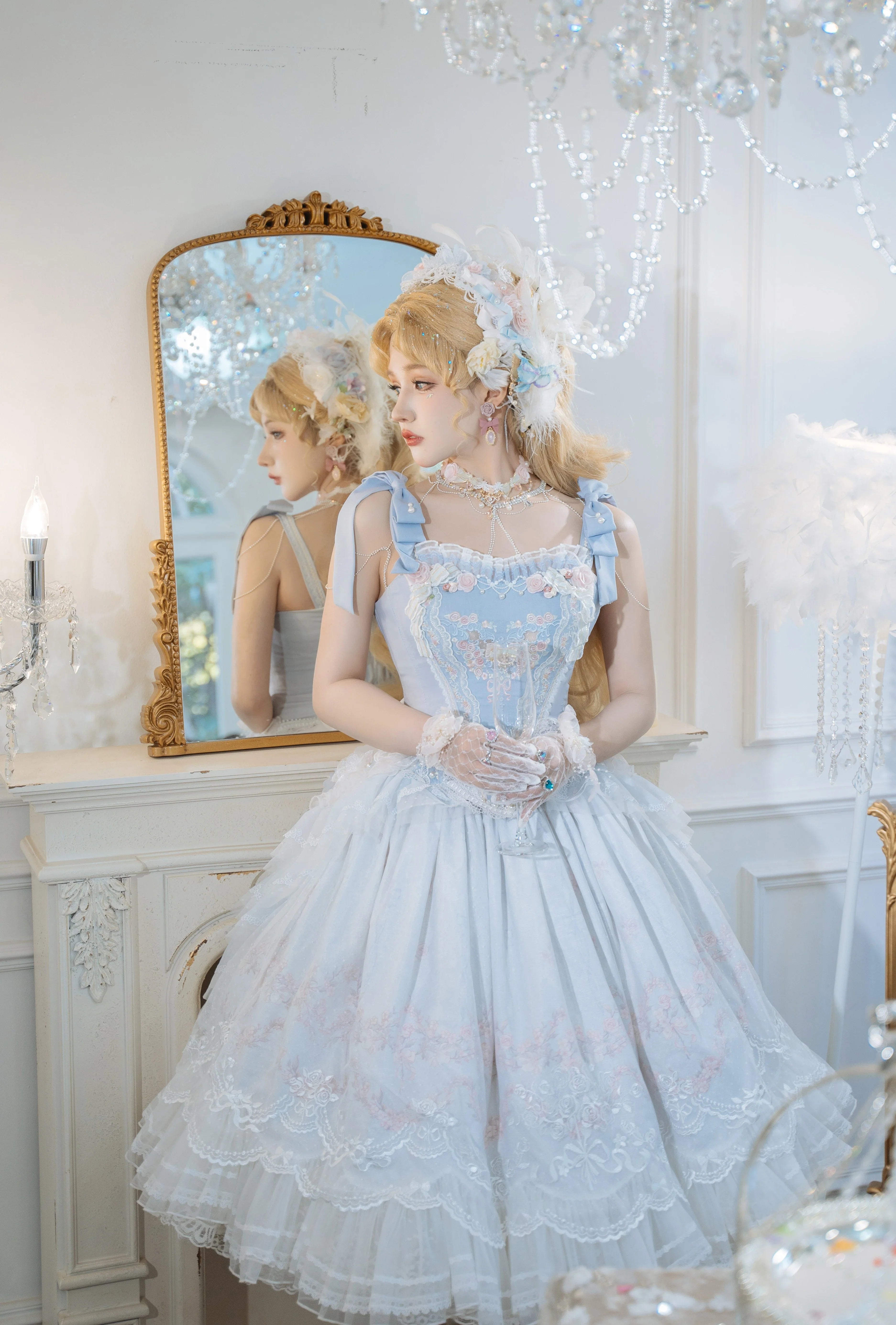 Dreamy Dance Gorgeous Lolita JSK and SK - image 6