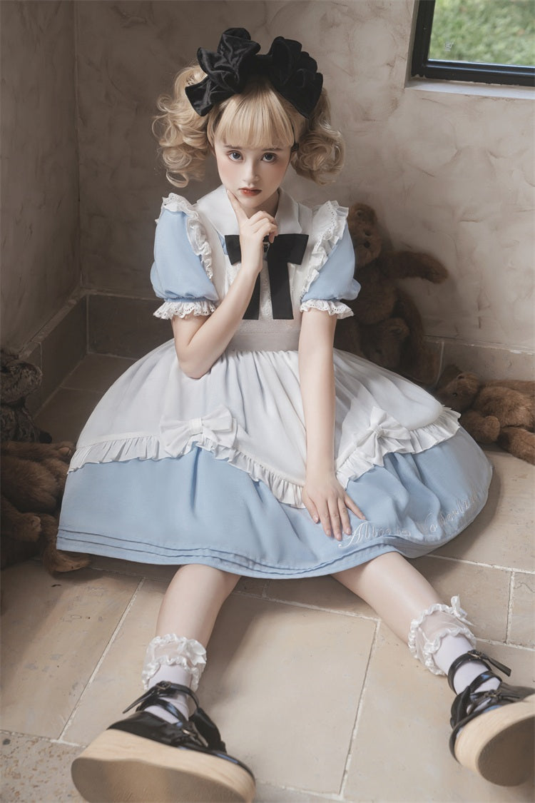Sweet Alice - Short Sleeves Maid Lolita OP - image 20
