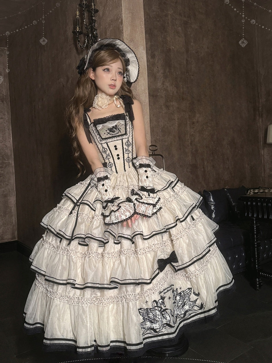 Unnamed Swan Classic Lolita JSK Dress Set - image 12
