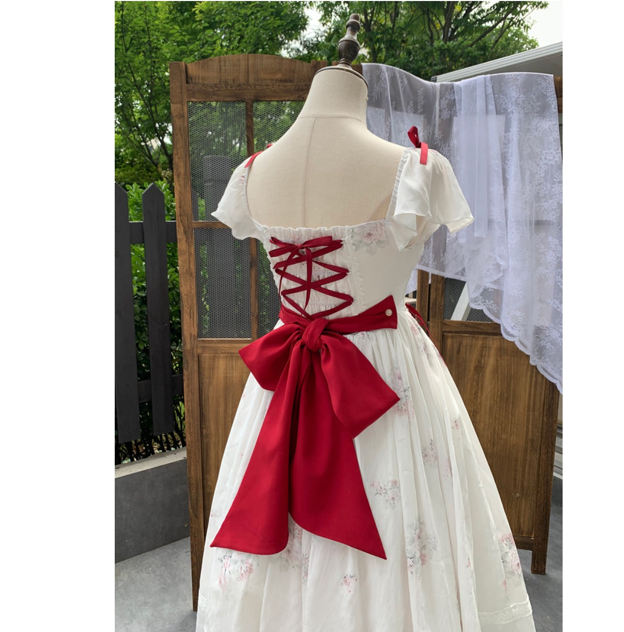 Elegant Floral Sweet Lolita OP Corset Accessory - image 18