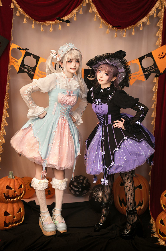 Halloween Gothic Lolita JSK Dress, Pumpkin-inspired Dress - image 16