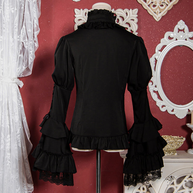 Gothic Lolita Halloween Blouse, Bat Inspired - image 2