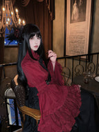 Gothic Lolita Blouse, Lace Hime-sleeve - image 12