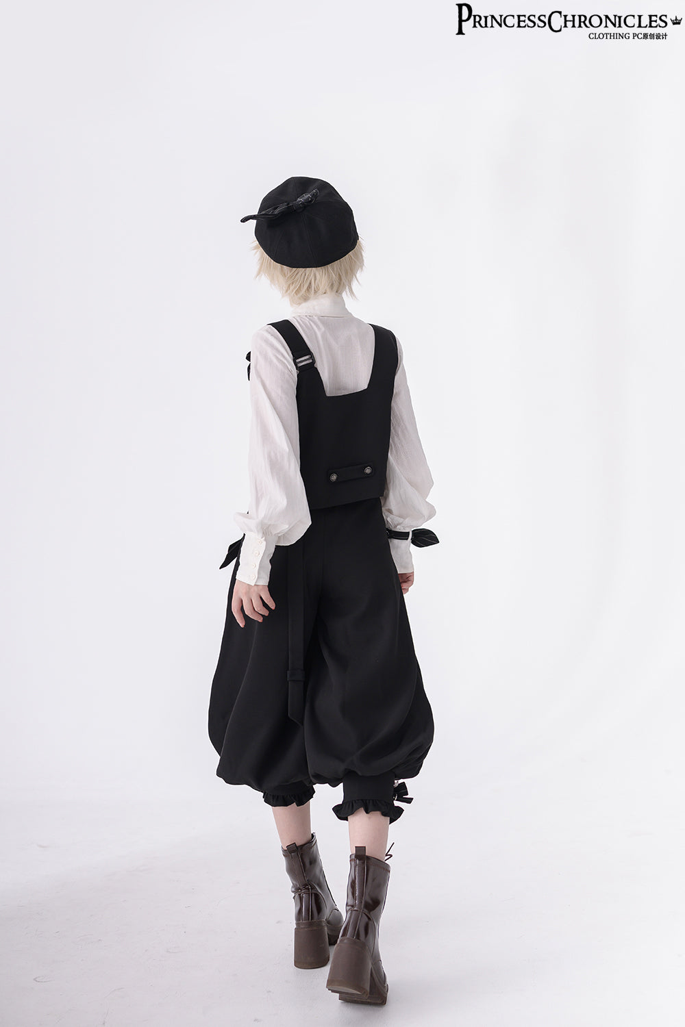 Vintage Kawaii Bow Lolita Beret - image 10