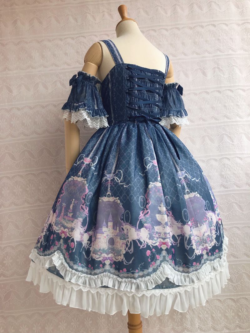 Unicorn's Secret Garden Summer Lolita JSK Dress - image 10