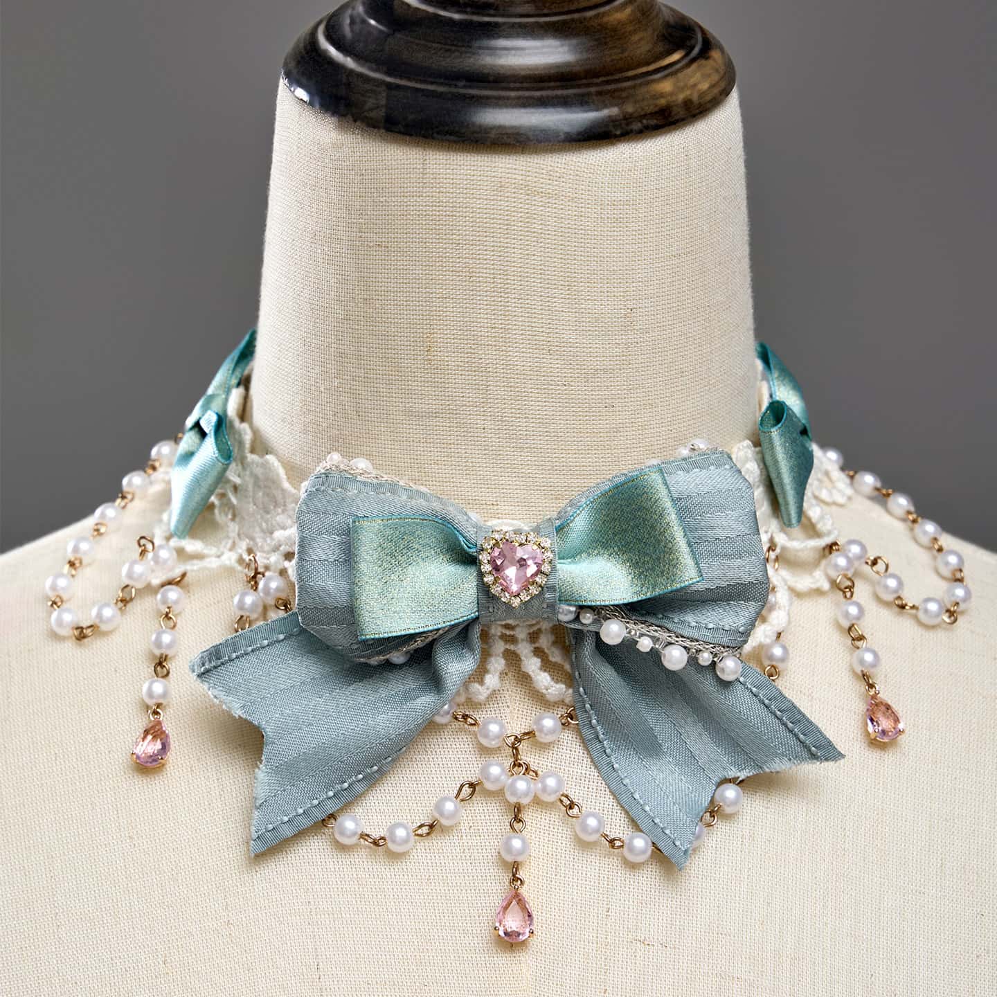 Antique Gem Fragrance Lolita Green JSK Dress Set - image 20