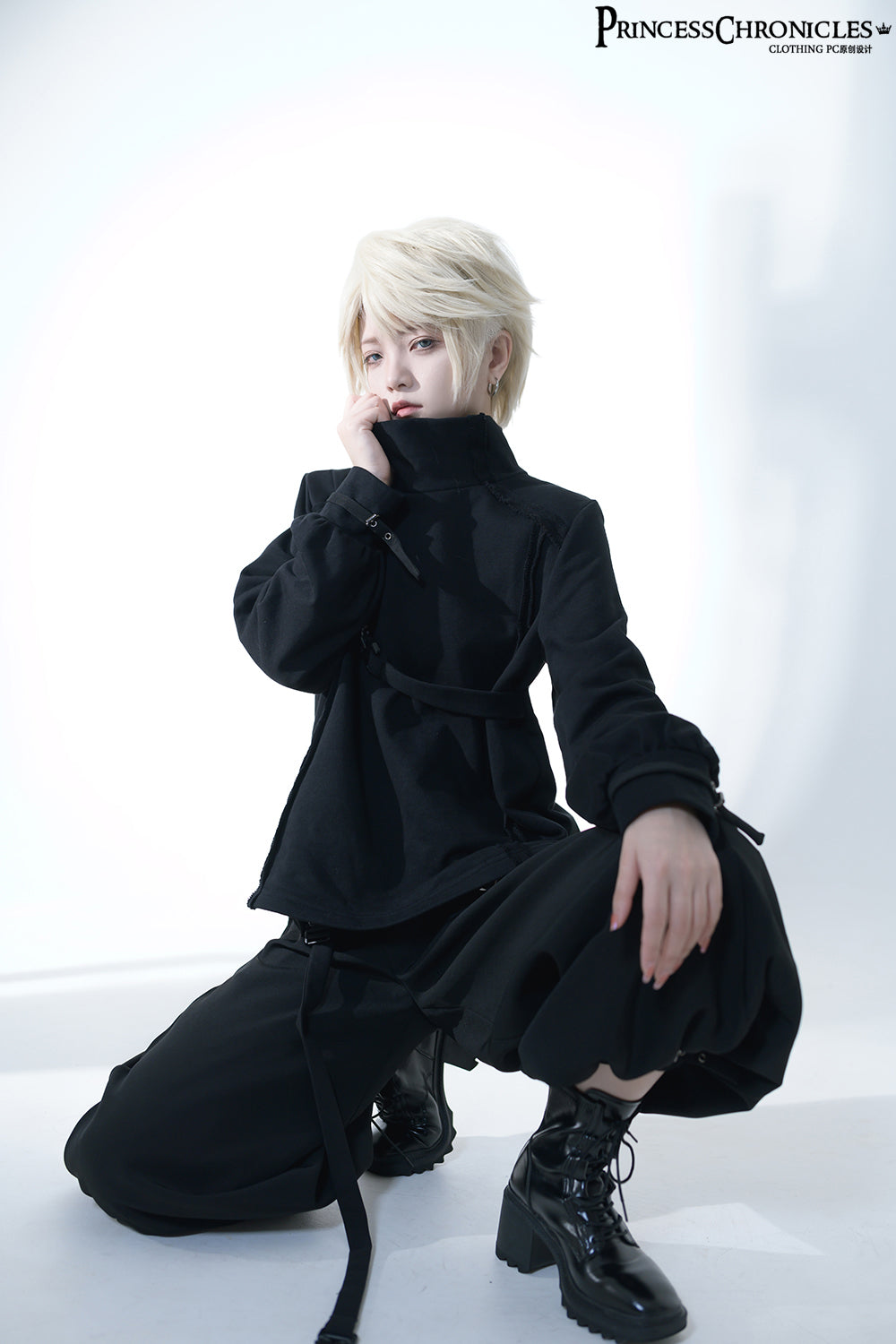 Functional Rabbit Handsome Gothic Ouji Pantsuit - image 21