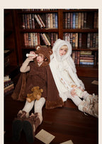 Rabbit & Bear - Winter Kawaii Lolita Cape and Shorts - image 3