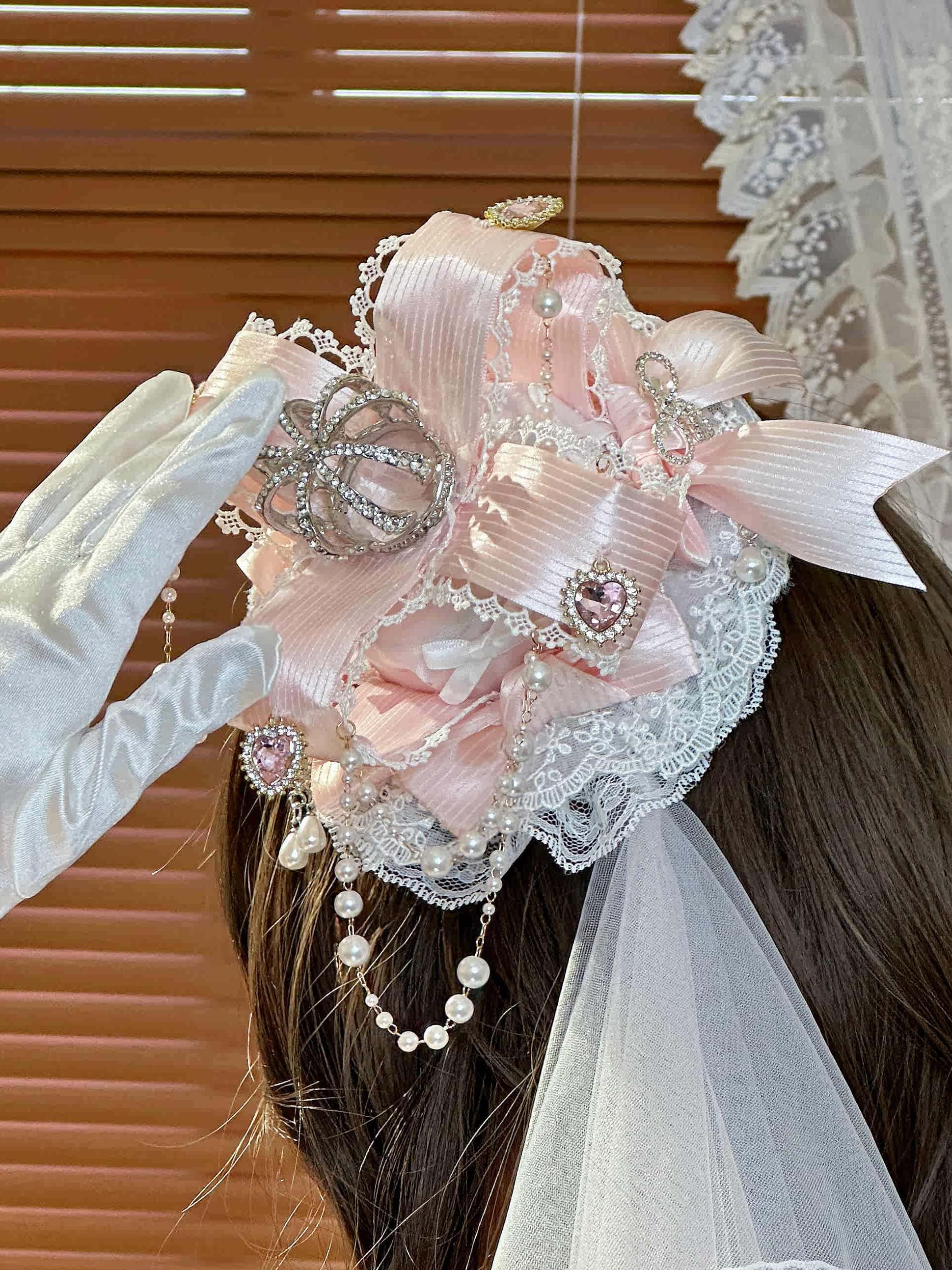 Satin Fantasy Lolita Long Cocktail Dress - image 10