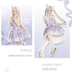 Sweety Gummy - Sweet Lolita JSK Dress Big Bow Flower Bud Lolita Dress - image 12