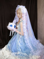 Fate Quartet Gothic Bridal Lolita JSK Dress - image 21