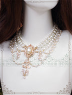 Baroque Layered Pearl Lolita Necklace - image 9