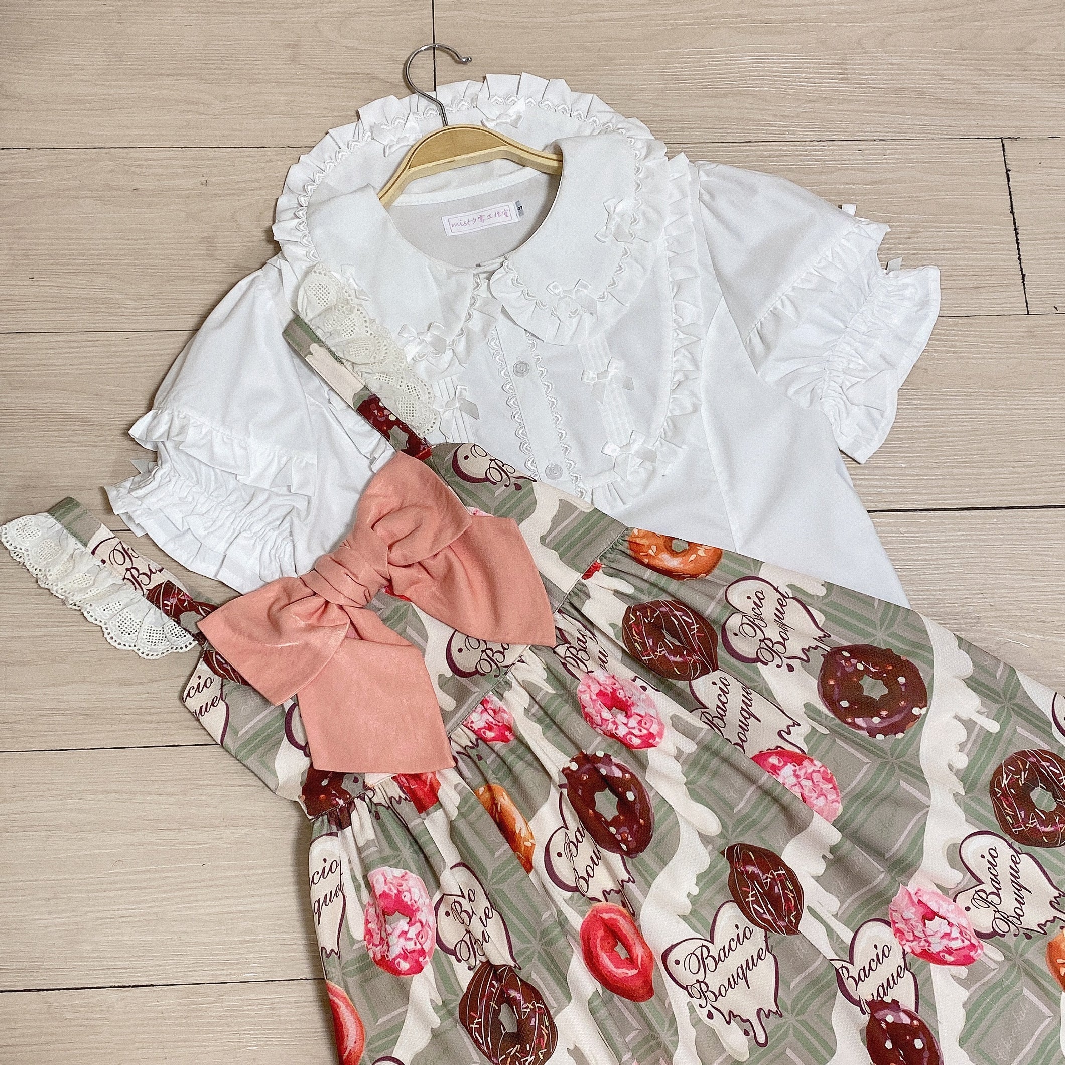Creamy Condensed Milk - Kawaii Lolita Short-Sleeve Shirt - image 29