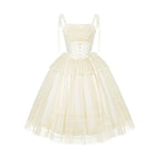 Confession Poem - Classic Lolita Corset JSK Set, Lace & Bows - image 34