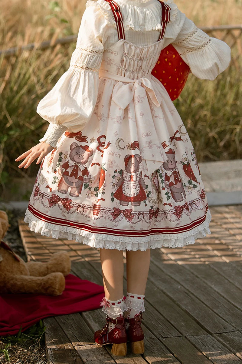 Winter Gift - Kawaii Lolita JSK and Coat Set - image 10