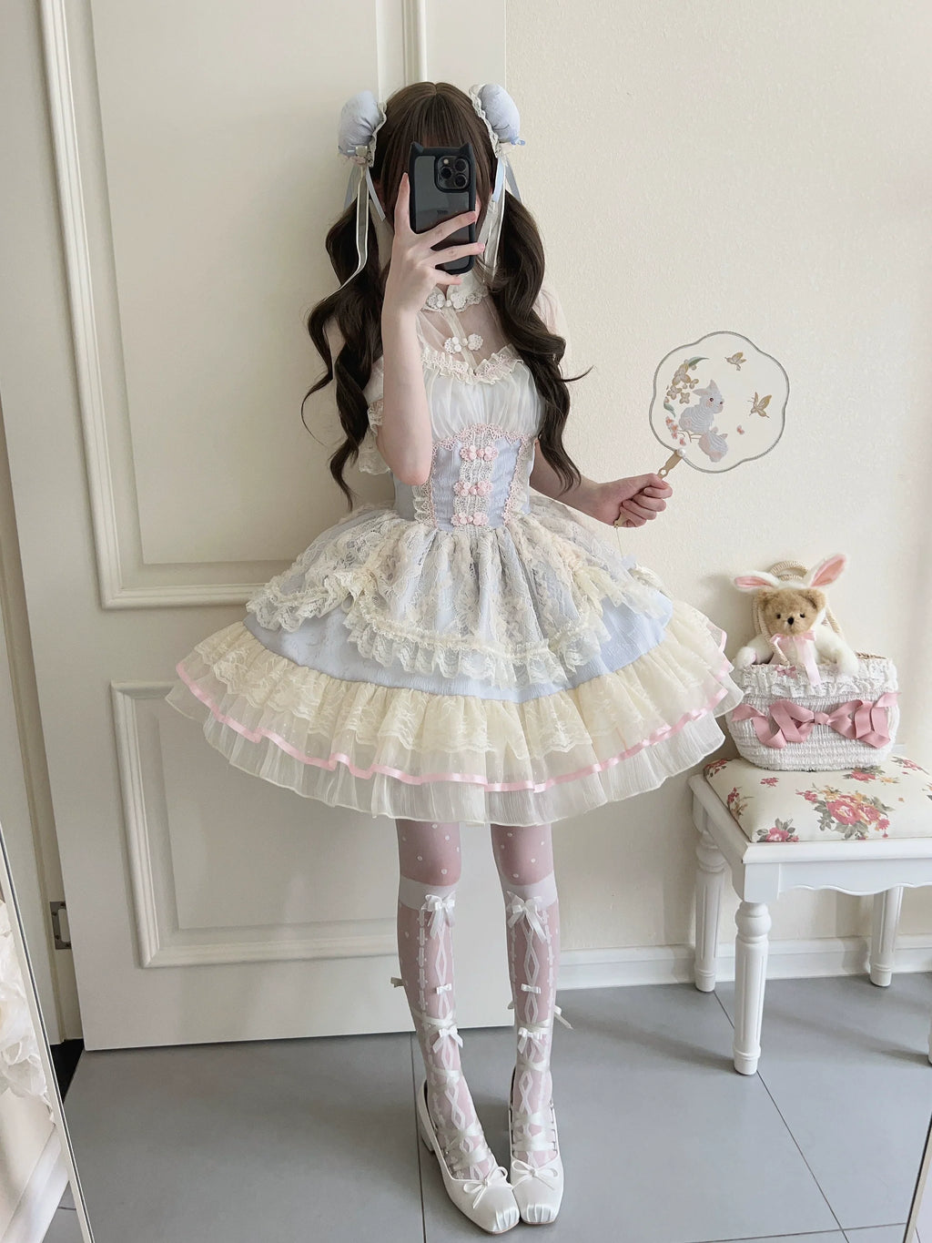 Hua Ji Fu Lei - Qi Lolita JSK Dress and Ballet Innerwear Set - image 6