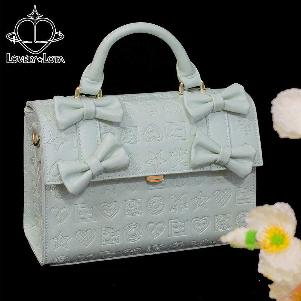 Sweet Heart Embossed Chocolate Lolita Bag - image 4