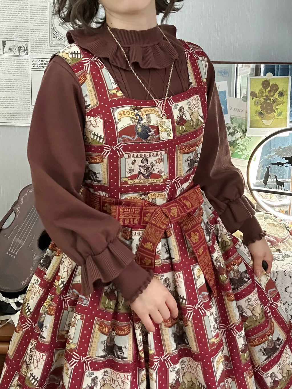 Sweet Lolita Sweater Autumn and Winter Lolita Inner Wear - image 34