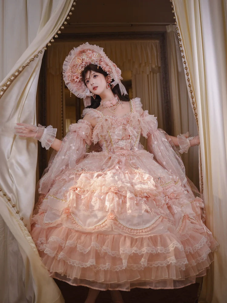 Runaway Princess Pink Wedding Lolita Dress, Plus Size Friendly - image 6