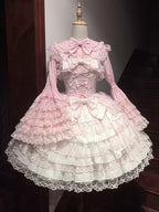 Sugar Girl Love Overture Sweet Lolita Tiered Ruffle JSK and Accessories - image 30