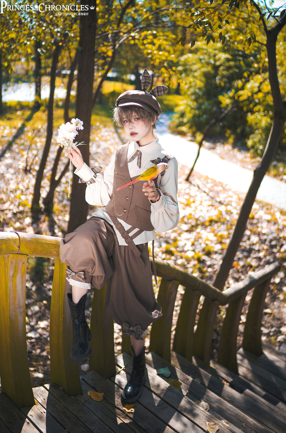 Vintage Kawaii Bow Lolita Beret - image 16