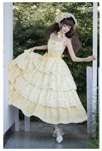 Letter and Poetry Sunflower Matters - Country Lolita JSK Embroidered Printed Lolita Dress and Accessories - image 4