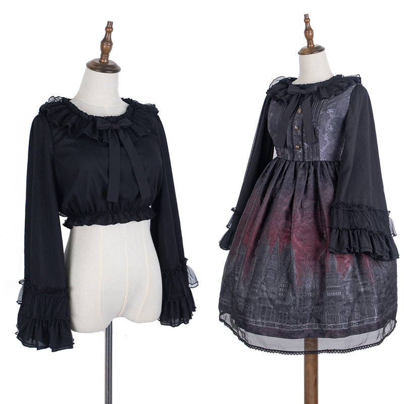 Cheese Chocolate Plus Size Lolita Long Sleeve Blouse - image 10