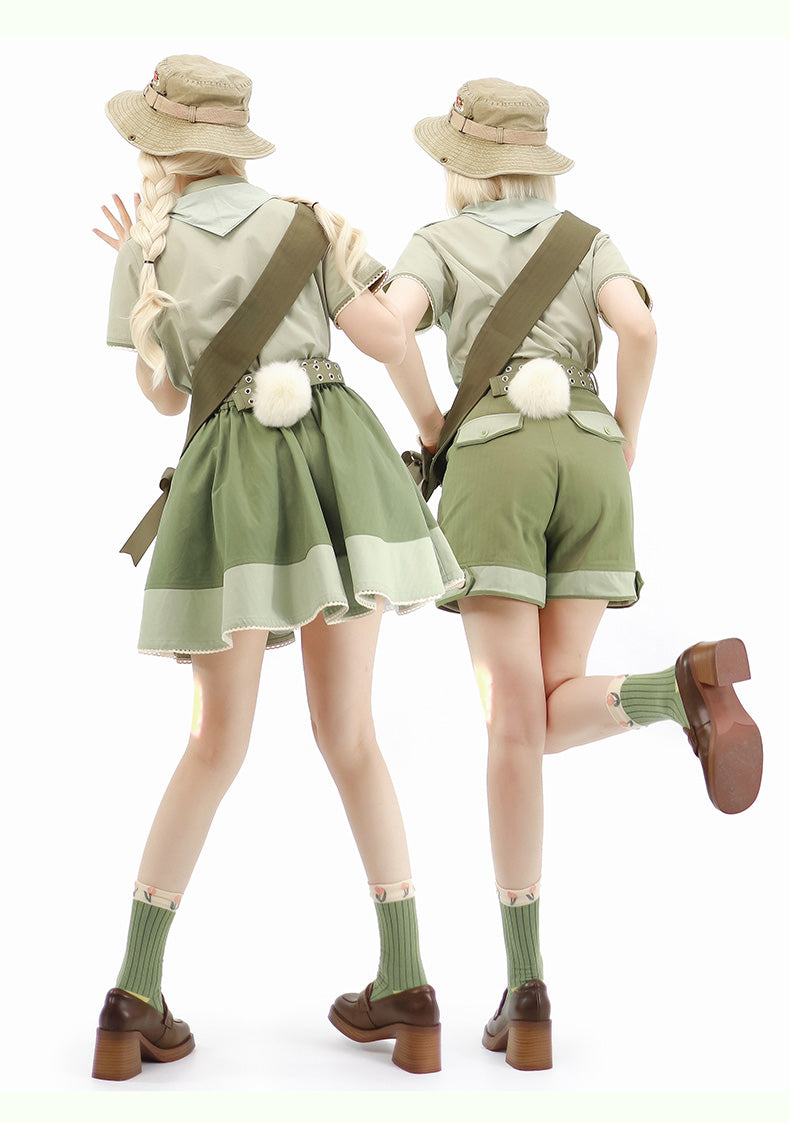 Bunny Trip - Green Ouji Lolita Suit Collection - image 10
