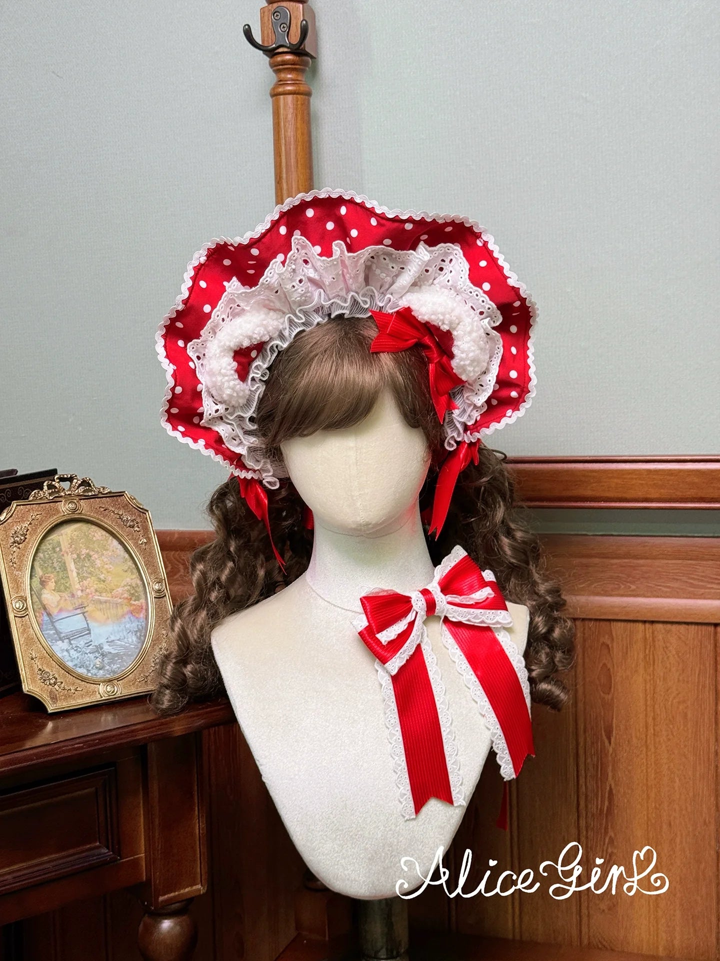 Old School Polka Dots - Sweet Lolita BNT & Detachable Sleeves - image 2