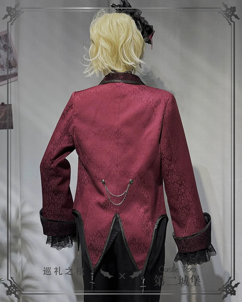 Coffin of Pilgrimage - Medieval European Ouji Lolita Shirt & Pants Suit - image 30