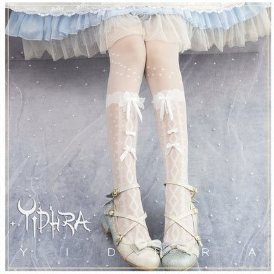 Wedding Night Butterfly - Kawaii Lolita Summer Tights - image 17