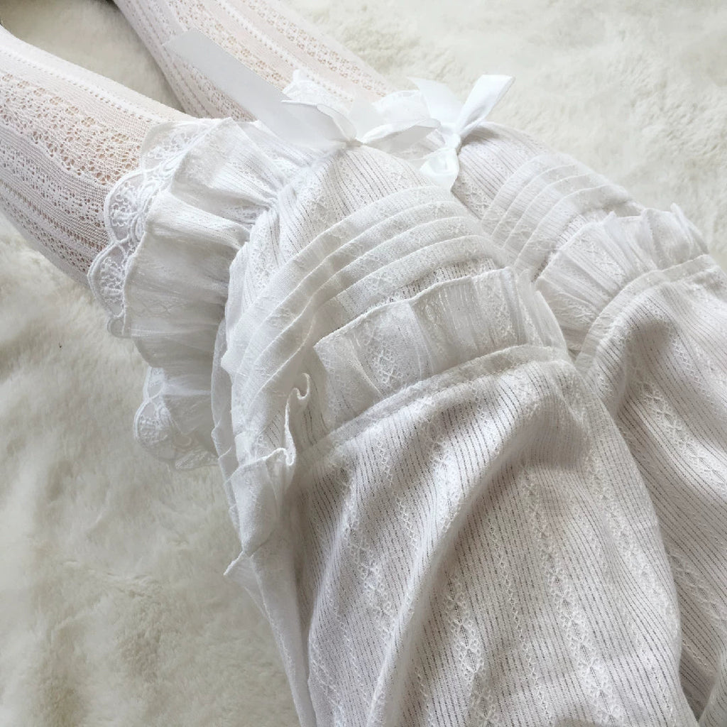 Sweet Lolita Jacquard Cotton Bloomers, Accordion Pleats - image 10
