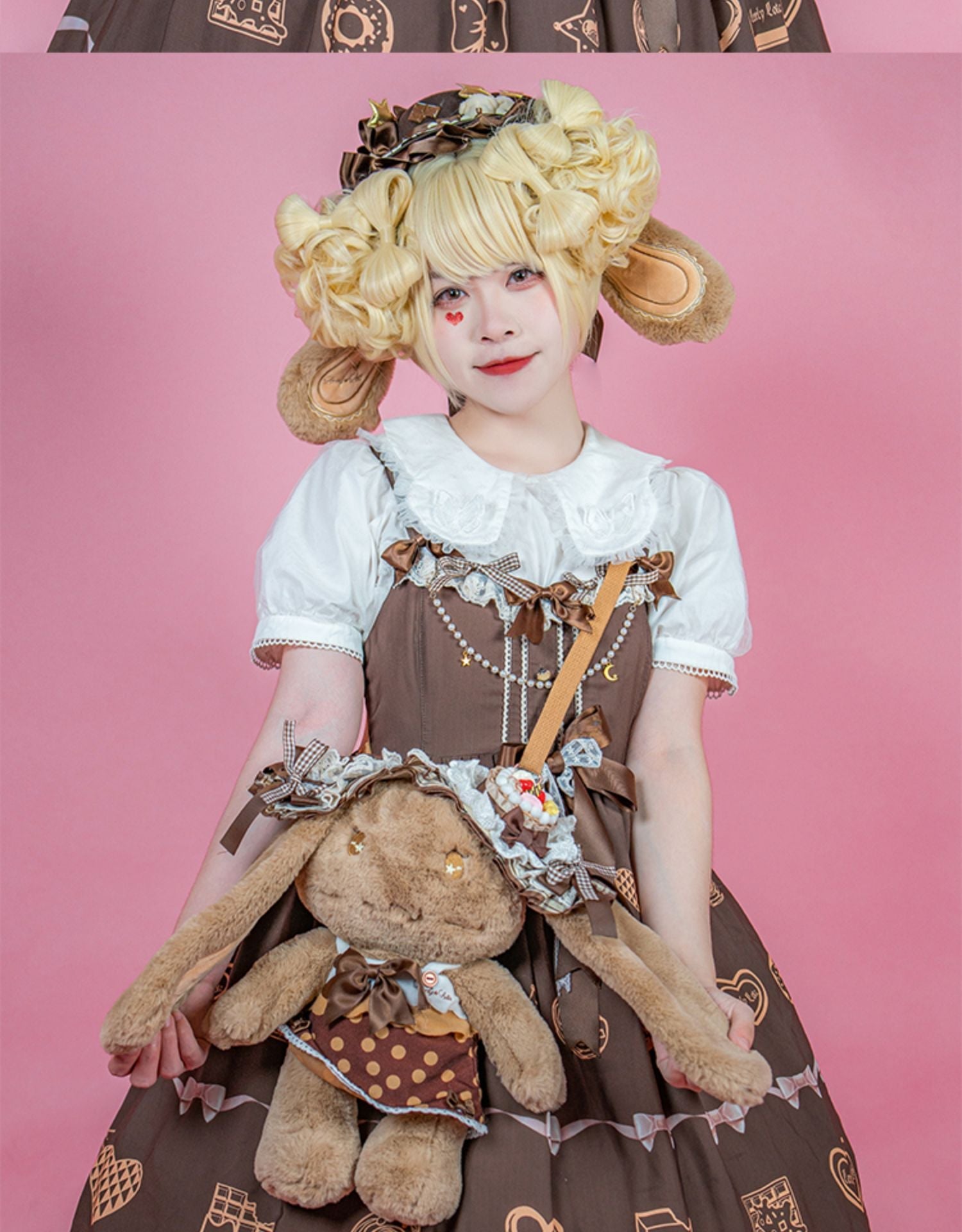KOKO Chocolate Rabbit - Furry Bunny Lolita Bag - image 1