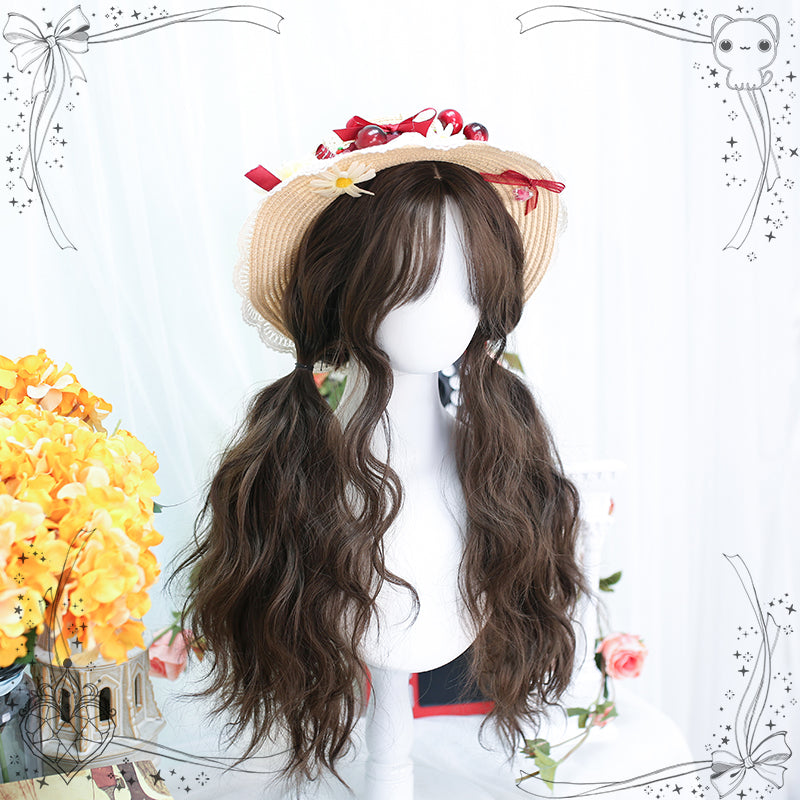 Waffle Curly Lolita Wig with Splayed Bangs - image 2