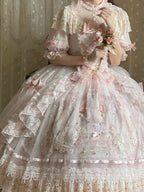 Sunset Realm Lolita Bride Gorgeous OP FS - image 2
