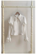 The Vow - Solid Lolita Sweater, Juliet Sleeve, Pointed Collar - image 16
