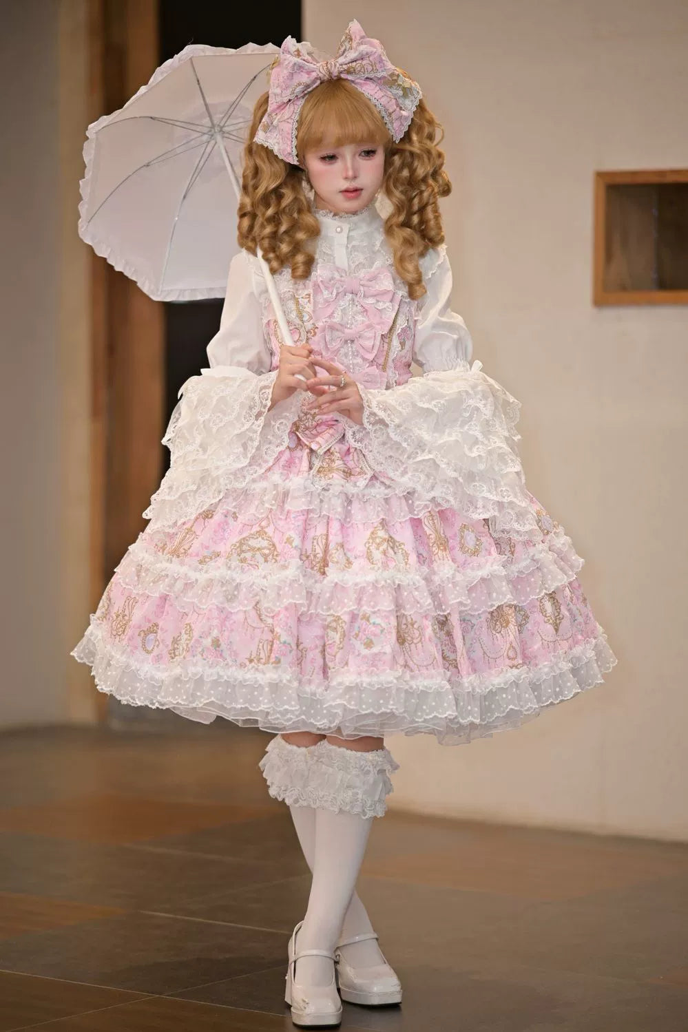 Candelabra Ode - Doll-like Sweet Lolita JSK Dress, Side Zipper - image 8
