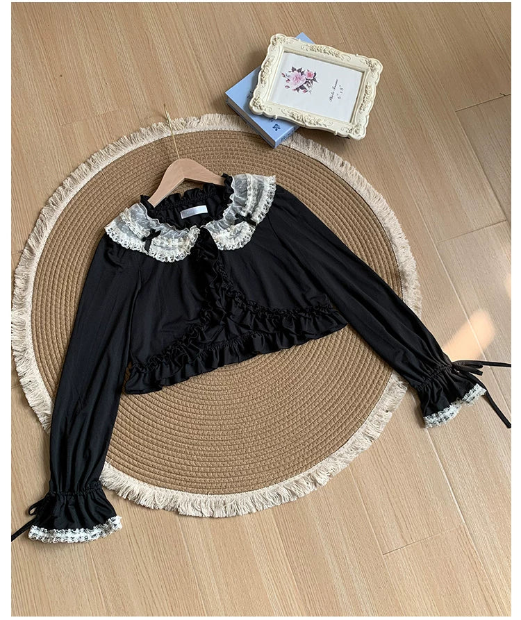 Half Summer - Sweet Lolita Sun Protection Bolero, Lace & Bow - image 11