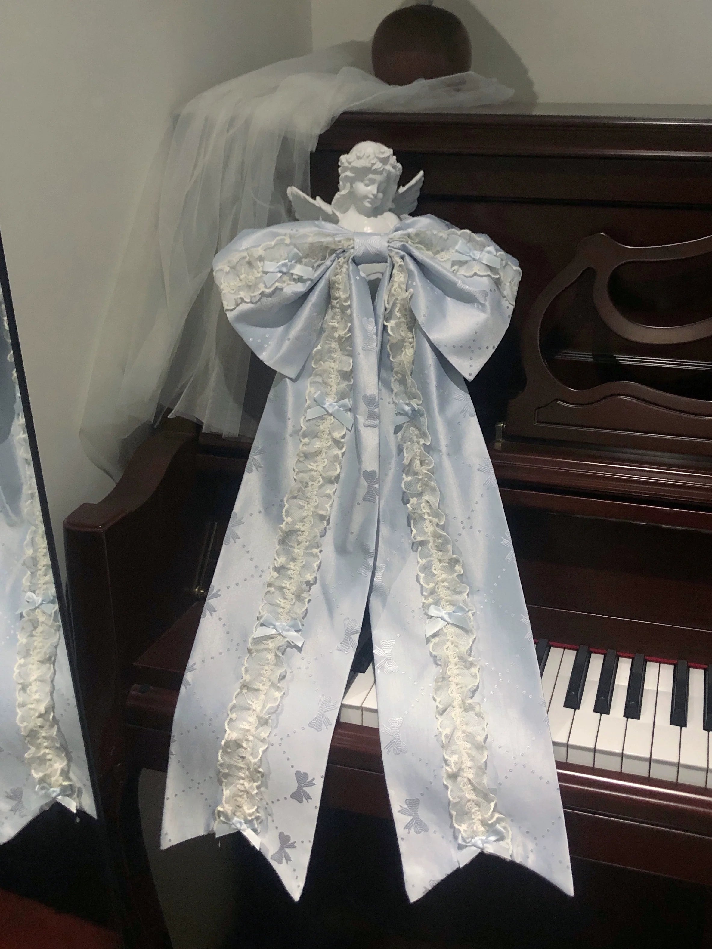 Dreamy Butterfly - Ballet-style Sweet Lolita JSK Dress With Large Bow Trailing - image 31