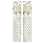 Cute Lolita Leg Warmers Winter Knitted JK Pile Socks - image 11