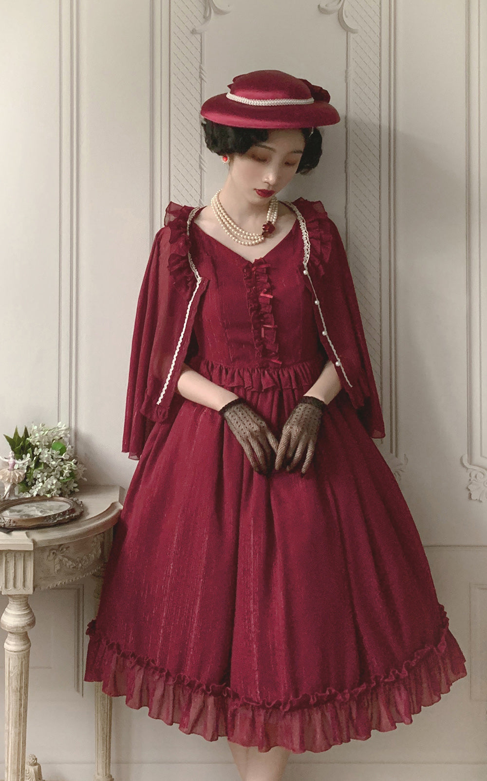 Rhine Riverside - Summer Lolita Chiffon Cardigan - image 28