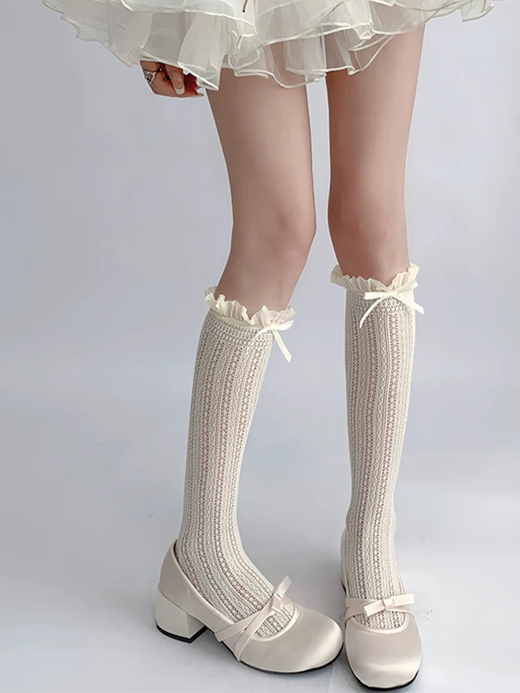 Night Study Room Lightweight Scrunchy Lolita Socks - image 4