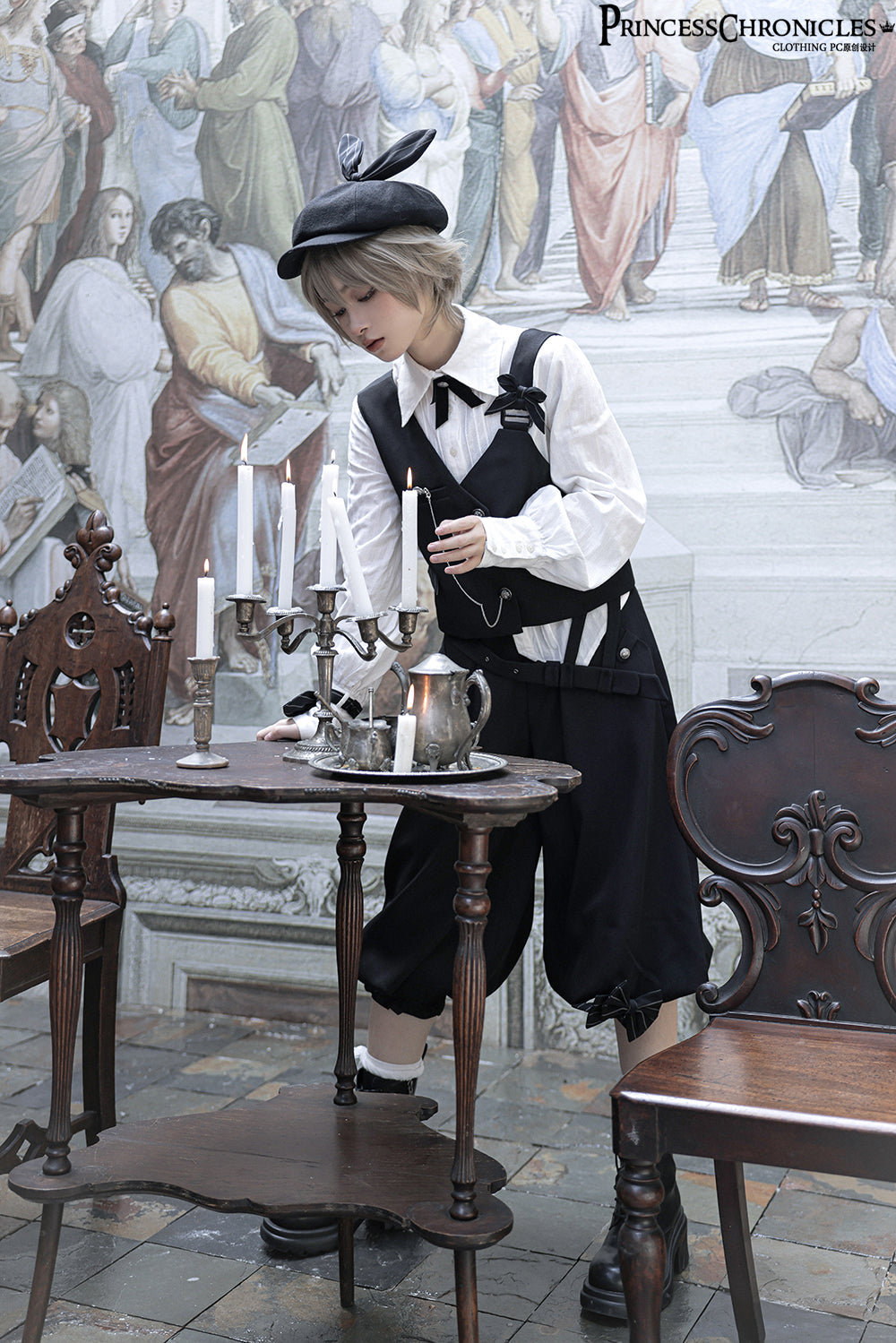 Secret Morning News - Vintage Ouji Lolita Vest Blouse Bloomers - image 23